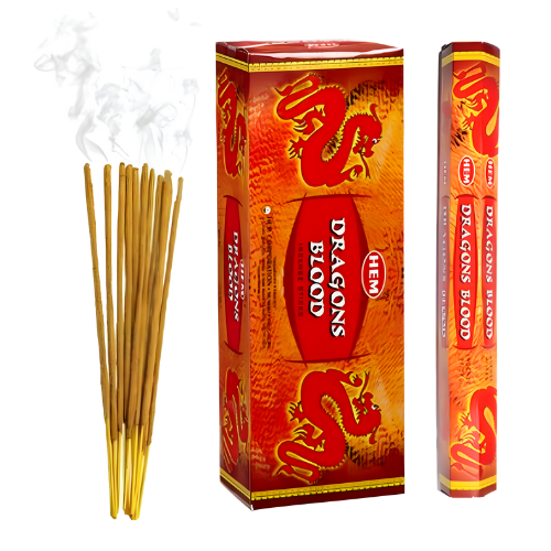 HEM Dragons Blood Red Incense Sticks 9”