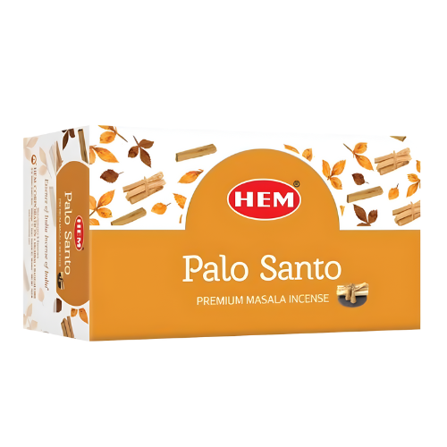 HEM Palo Santo Premium Masala Incense, 15g 7.8” (Box)