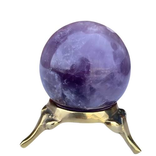 Amethyst Sphere Approx. 200g Display Stand is not Included