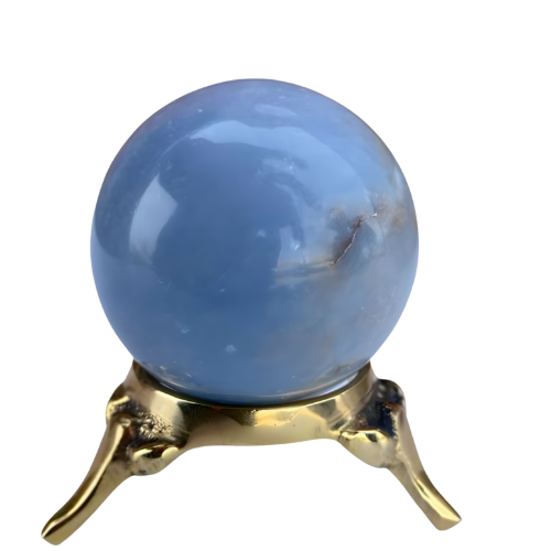 Angelite Sphere Approx. 200g Display Stand is not Included